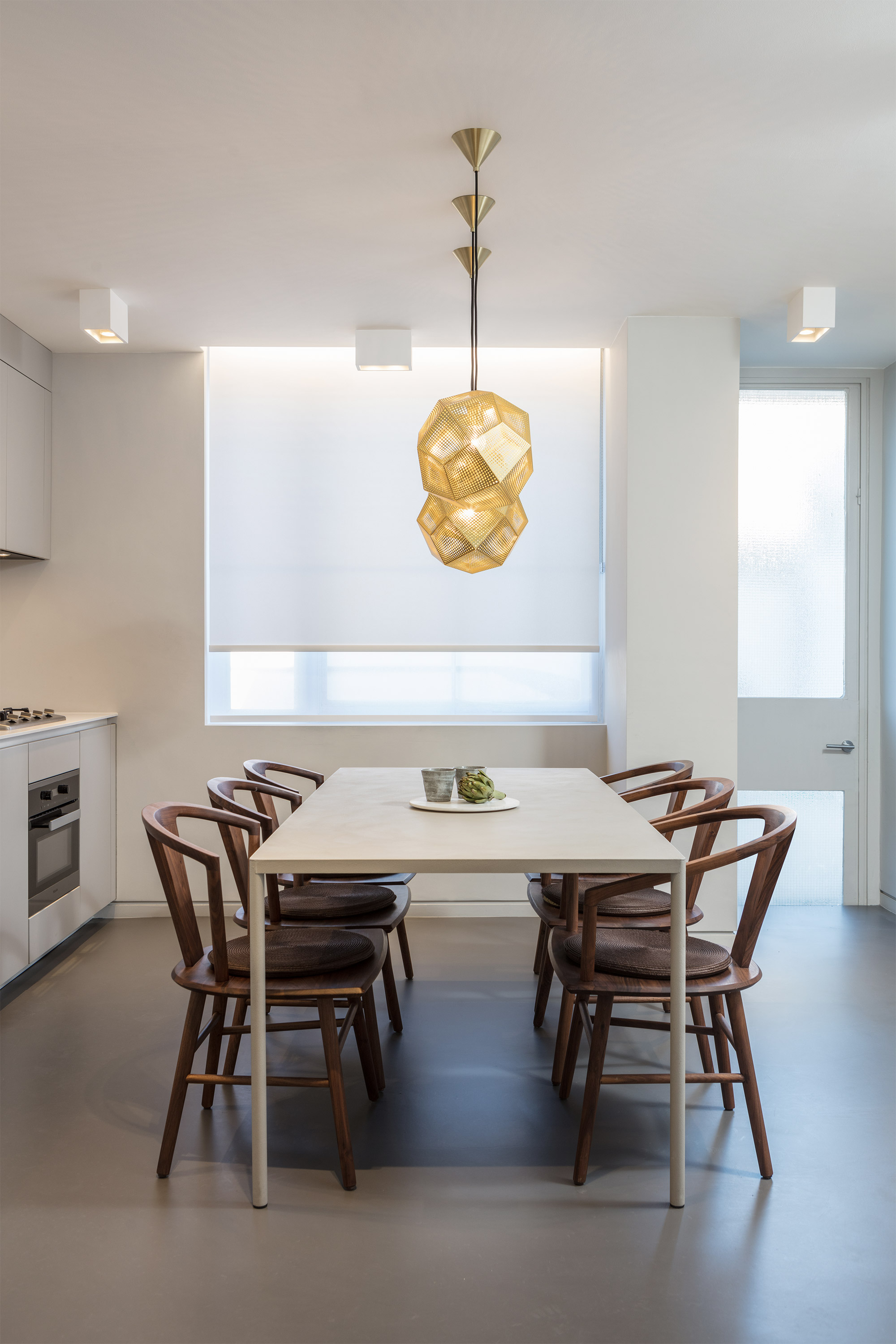 new resin flooring in a kitchen