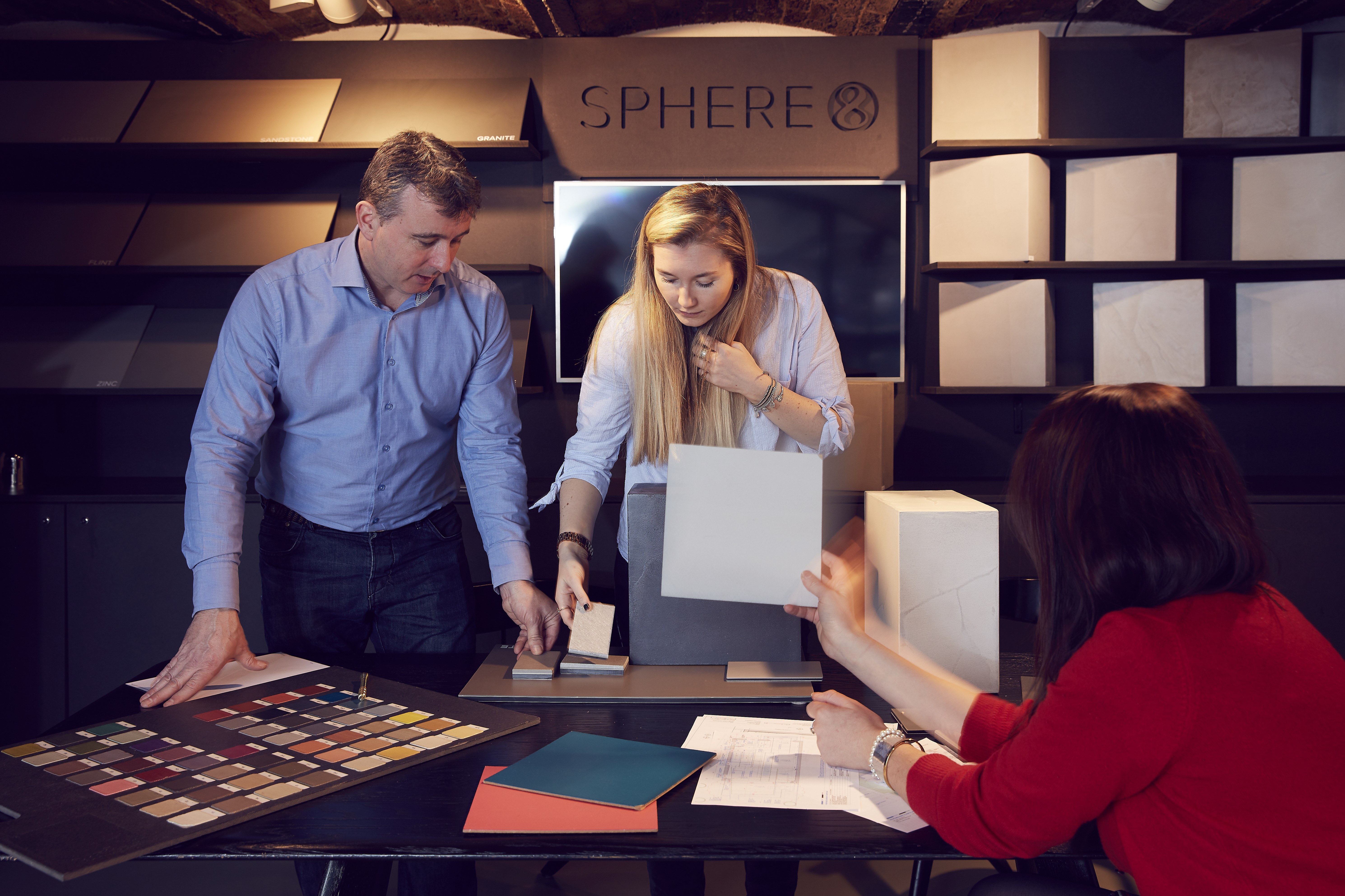 Sphere8 resin flooring showroom