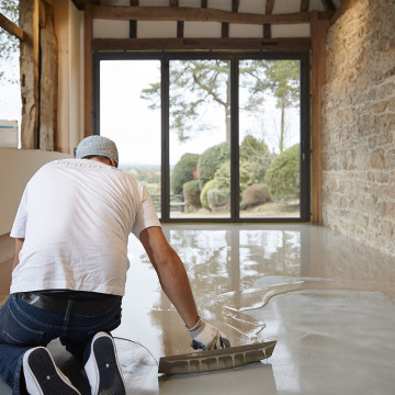 Motion resin flooring
