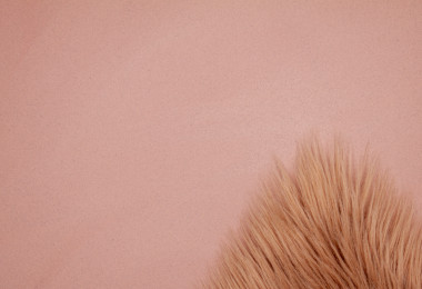 Pink sustainable resin floor close up