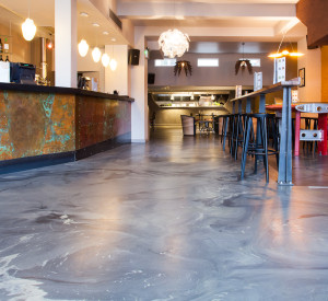 Extreme motion poured resin floors