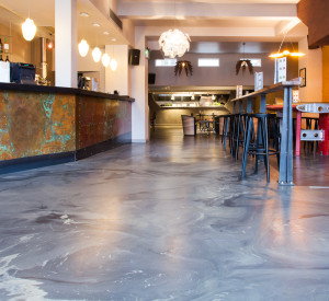 Bespoke motion poured resin floors