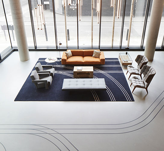 A Grey BrecciaSphere Floor