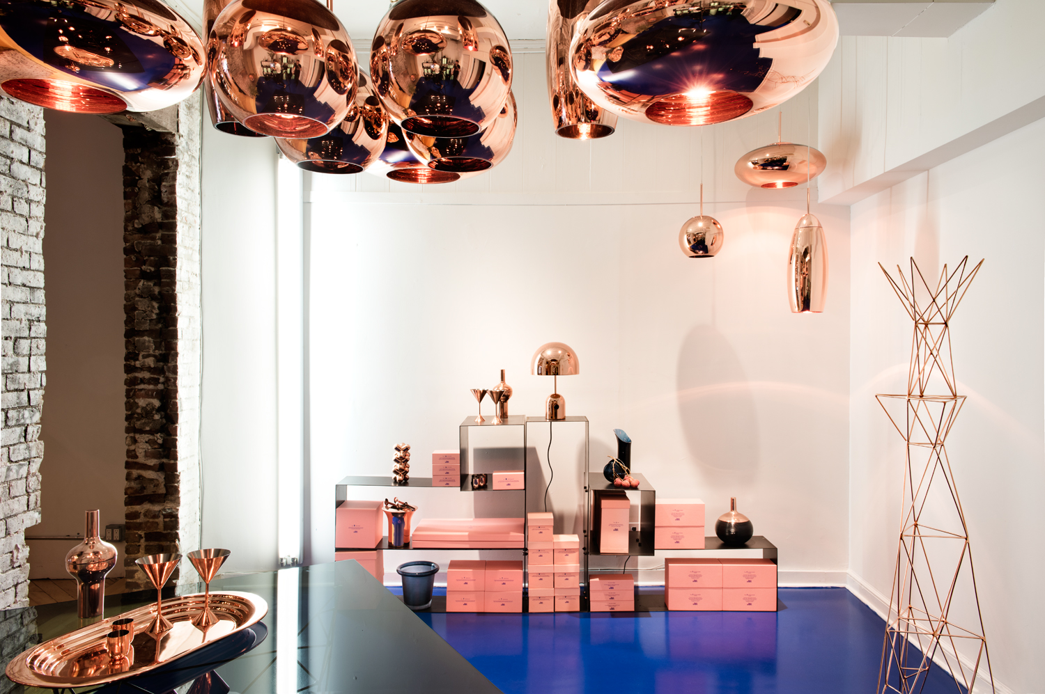 resin floor in new york shop