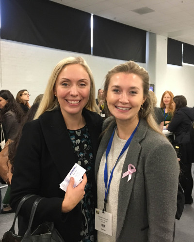 Holly Porter and Charlotte Hammond at Women in Construction