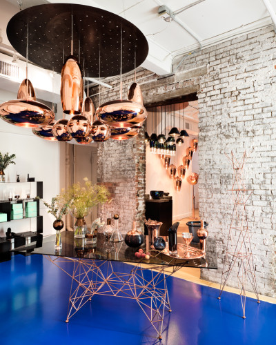 resin floor in new york shop